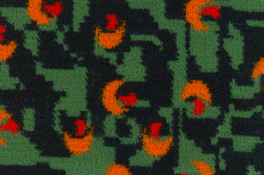 Stagecoach Bus Green Beach Ball Moquette Fabric Sold by the Metre