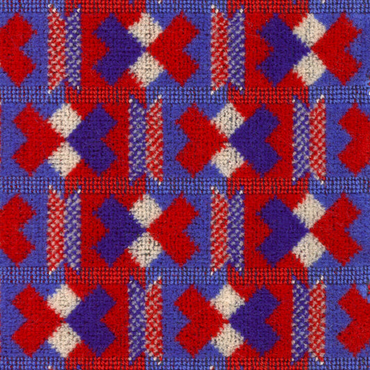 London Underground Victoria Line Moquette Fabric sold by the Metre